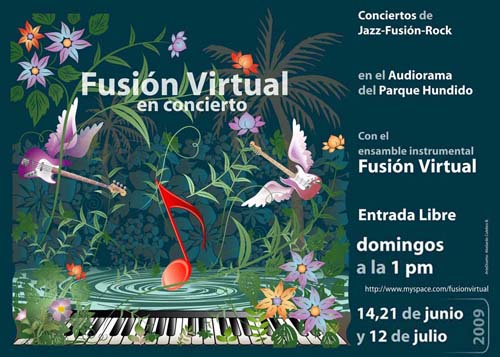 JUNIO Concierto en el Parque Hundido este domingo 12 de julio